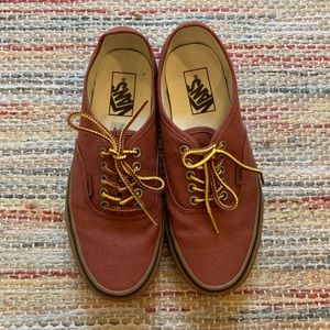 rust orange vans